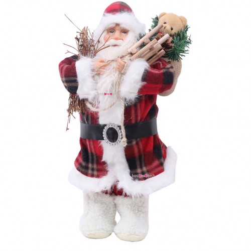عروسک بابانوئل قرمز  45 سانتی